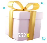 Receba seus bônus de boas-vindas no 552X